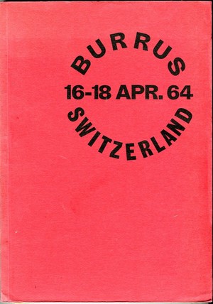 BURRUS AUCTION CATALOGUE 1964 (B.74)
