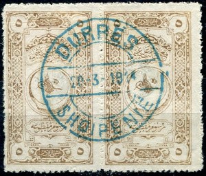 ALBANIA REVENUES, 1913 CENTRAL ALBANIA (W.157)
