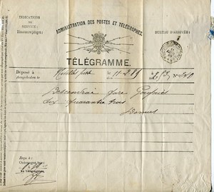 BELGIUM TELEGRAM (W.80)