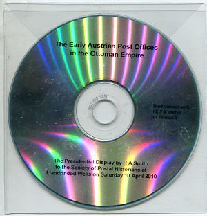 EARLY AUSTRIAN P.O.S in the OTTOMAN EMPIRE (CD-A2)