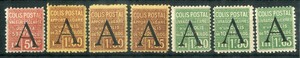FRANCE - RAILWAY 1926 "A" SET (W.604)