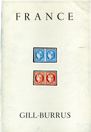 GILL-BURRUS AUCTION 1967 (B.149)
