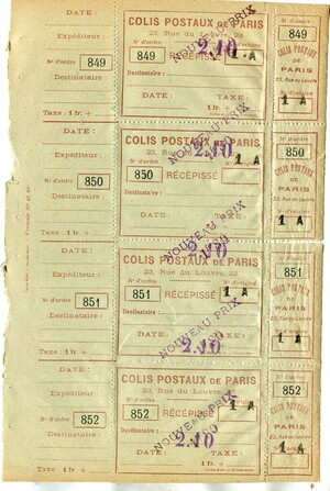 PARIS PARCEL POST (L.173)