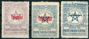 SPANISH COLONIES - MOROCCO - TELEGRAPH (W.313)