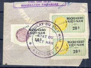 VIETNAM (SOUTH) - CONSULAR (W.190)