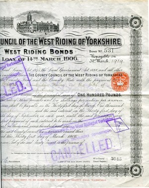 WEST RIDING BOND (L.3)